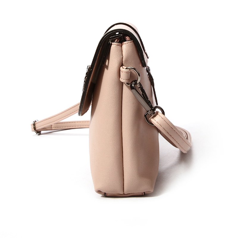 pale pink crossbody bag