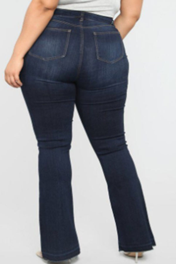 plus size blue jeans