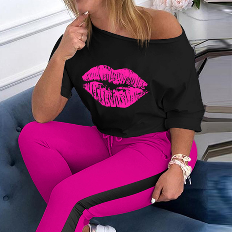 red loungewear