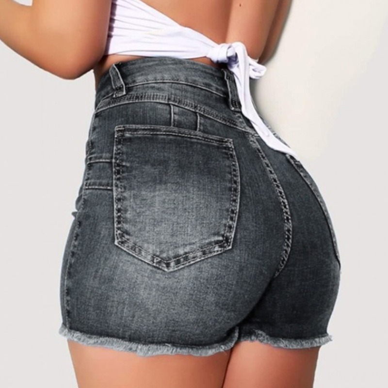 lovely Trendy Basic Grey Denim ShortsLW | Fashion Online For Women ...