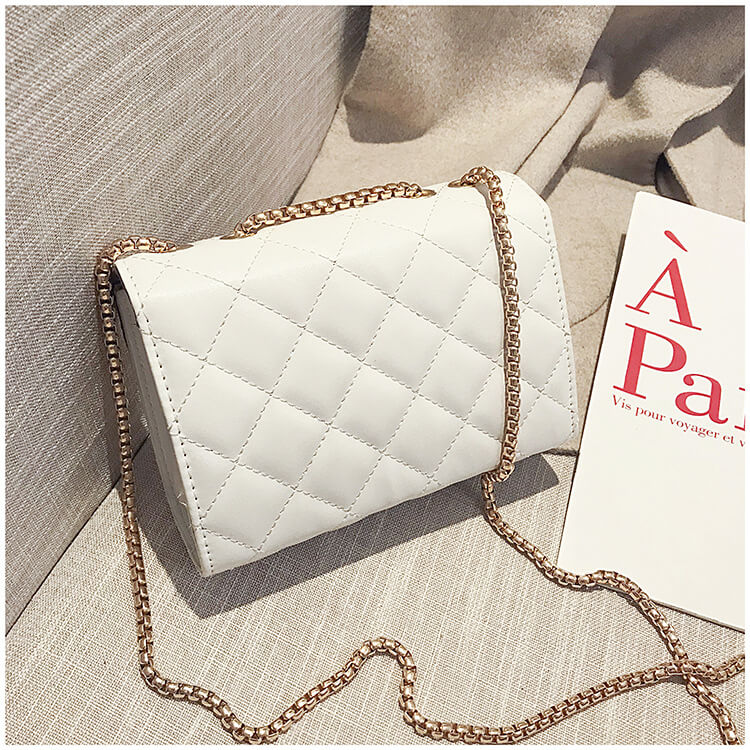 Lovely Trendy Chain Strap White Crossbody BagLW | Fashion Online For ...