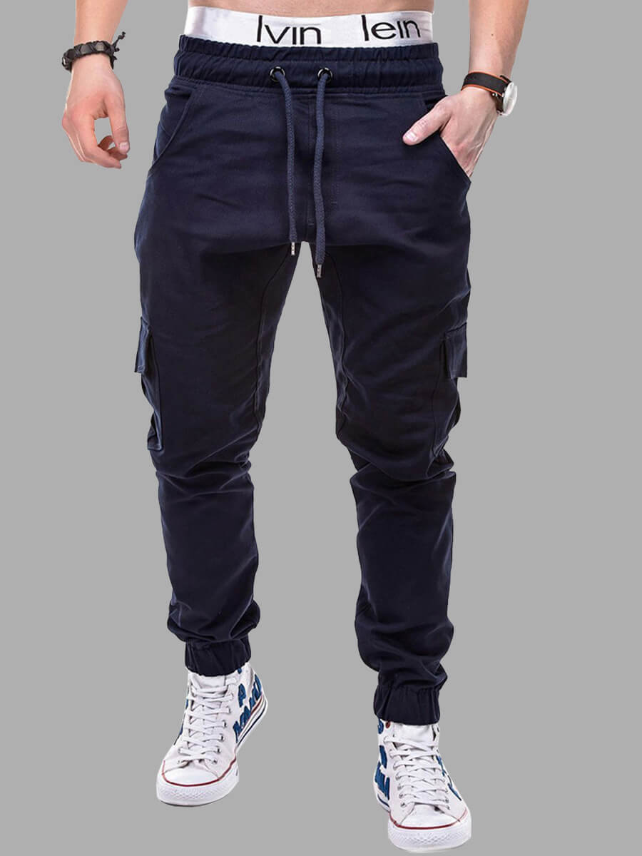 navy drawstring pants