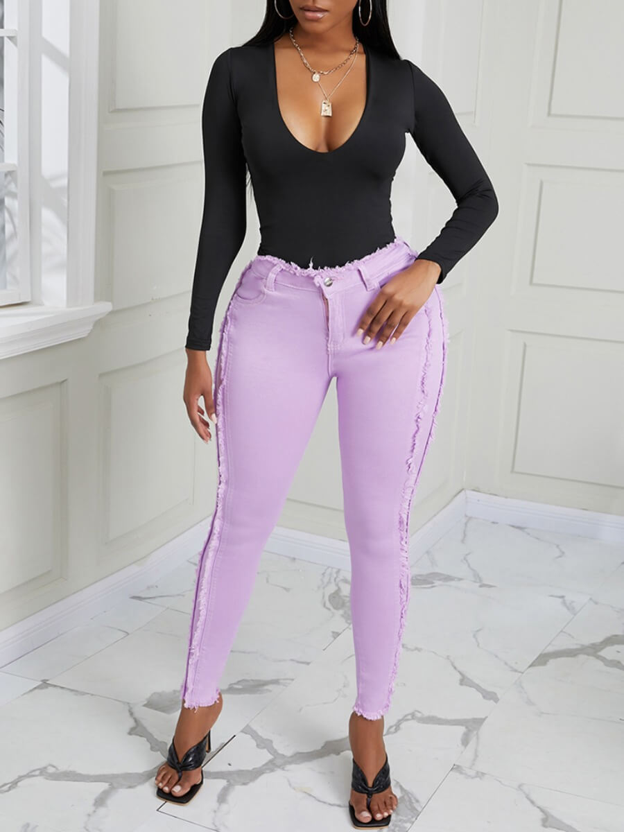 light purple pants